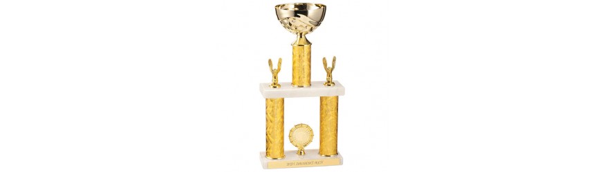 STARLIGHT 2 COLUMN TOWER TROPHY - 52.5CM (AVAILABLE IN 4 SIZES)
